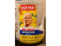 Mr. Clean Antibacterial Multi-Surface Cleaner, Lemon, 99 fl oz/2.92 L - thumbnail 2