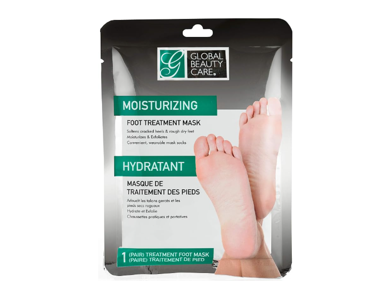 Global Beauty Care Moisturizing Foot Treatment Mask, 1 Pair