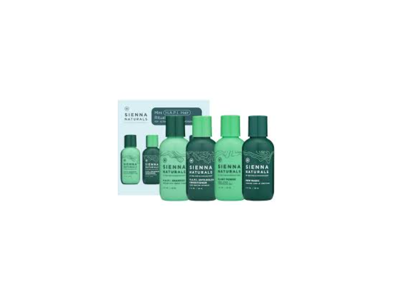 Sienna Naturals Mini H.A.P.I. Hair Ritutal Set, 2 fl oz/59 mL, 4 Count