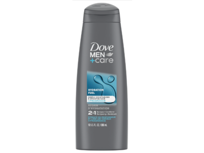Dove Men + Care Shampoo + Conditioner, Hydration Fuel, 12 fl oz/355 mL