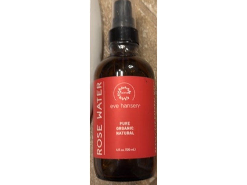 Eve Hansen Rose Water, 4 fl oz/120 mL