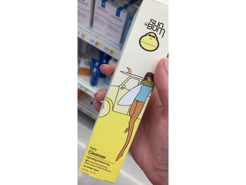 Sun Bum Daily Facial Cleanser, Hydrating & Balancing, 5 fl oz/147 mL