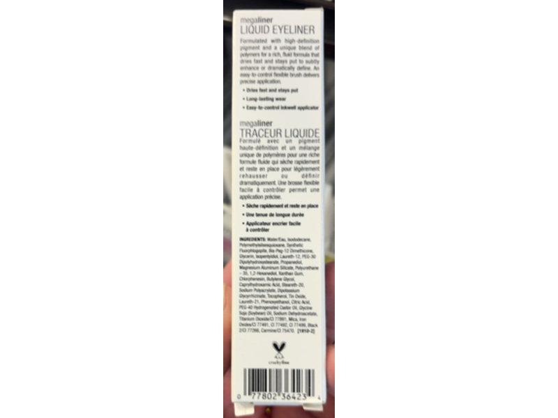 Wet n Wild MegaLiner Liquid Eyeliner, Metallic Brown, 0.12 fl oz/3.5 mL