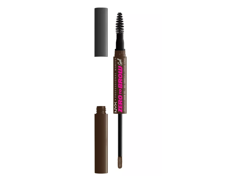 NYX Professional Makeup Zero To Brow Longwear Brow Gel, Espresso, 0.06 fl oz/2 mL