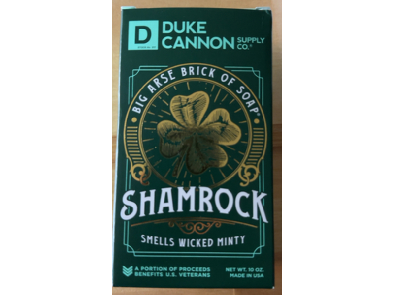 Duke Cannon Big Ares Brick Of Soap, Shamrock, 10 oz