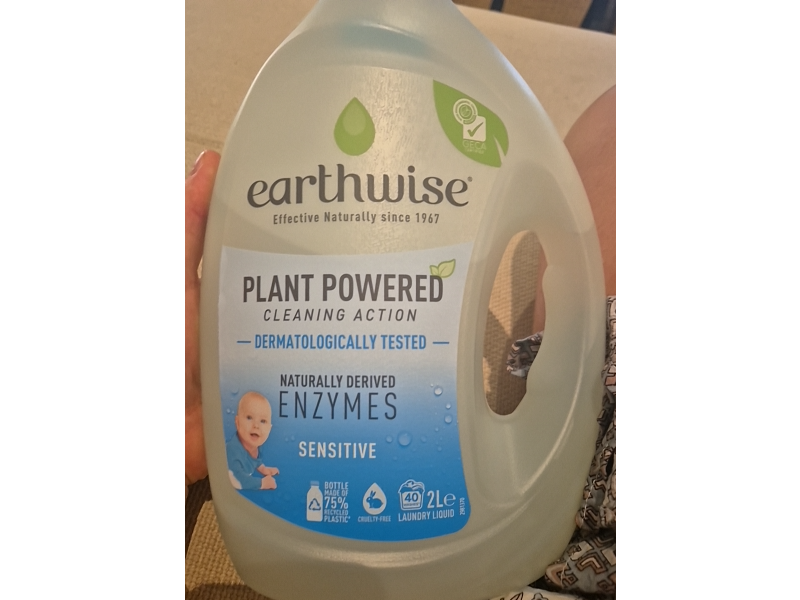 Earthwise Sensitive Laundry Liquid, 40 Loads, 2 L
