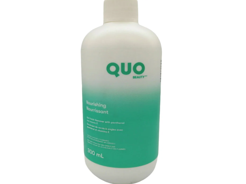QUO Beauty Nourishing Nail Polish Remover, 300 mL