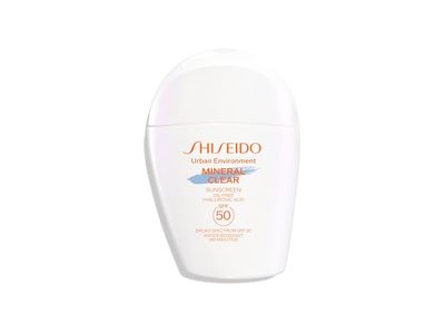 Shiseido Urban Environment Mineral Clear Sunscreen, SPF 50, 1 fl oz/30 mL