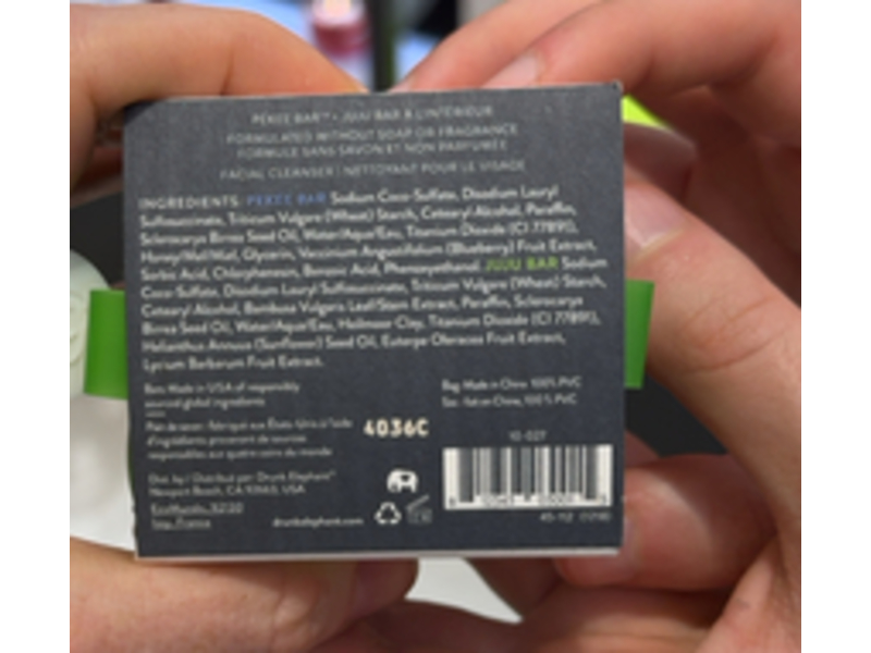 Drunk Elephant Pekee Bar+ Juju Bar Duo, 28.3 g