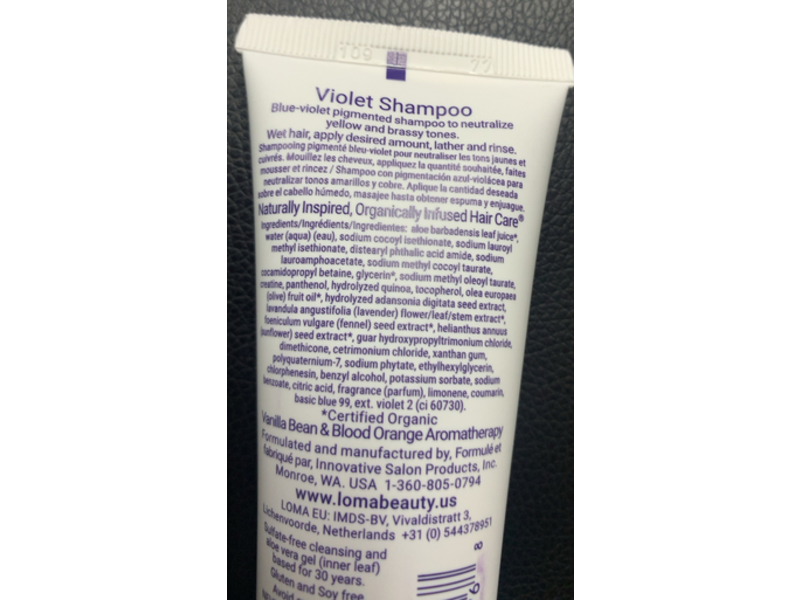 Loma Violet Shampoo, 3 fl oz/88 mL