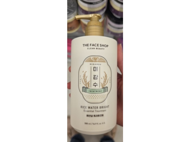 The Face Shop Rice Water Bright Treatment, 16.9 fl oz/500 mL