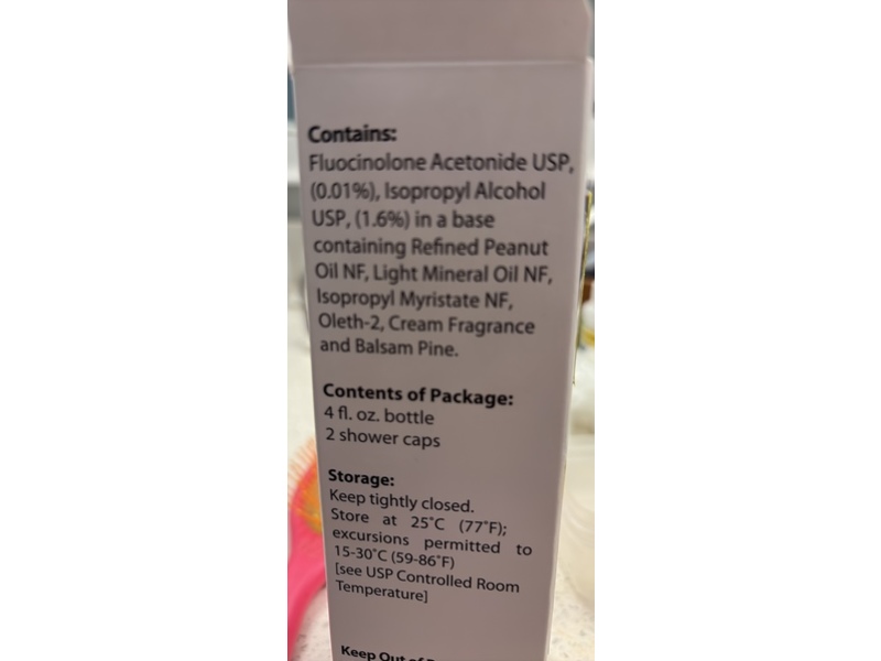 Fluocinolone Acetonide Oil 0.01%, 4 fl oz/118.28 mL, Royal Pharmaceuticals (Rx)