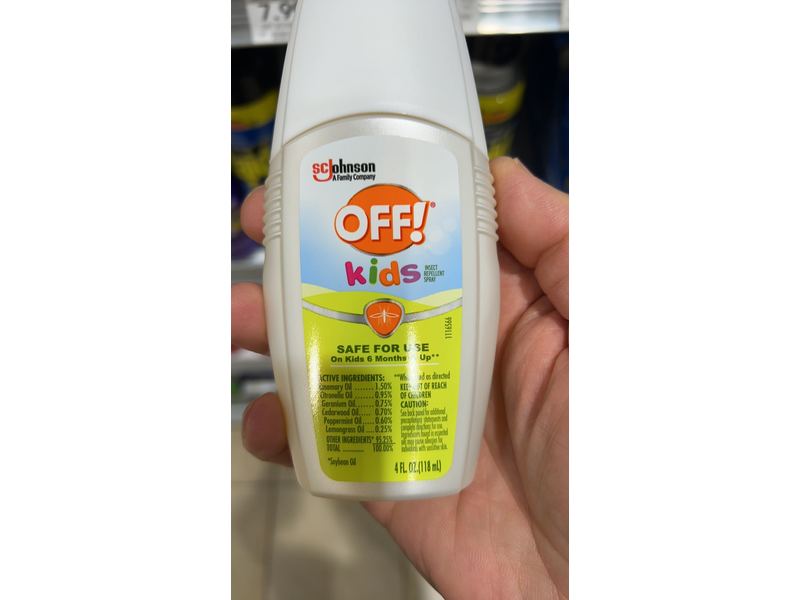 OFF! Kids Insect Repellent Spray, 4 fl oz/118 mL
