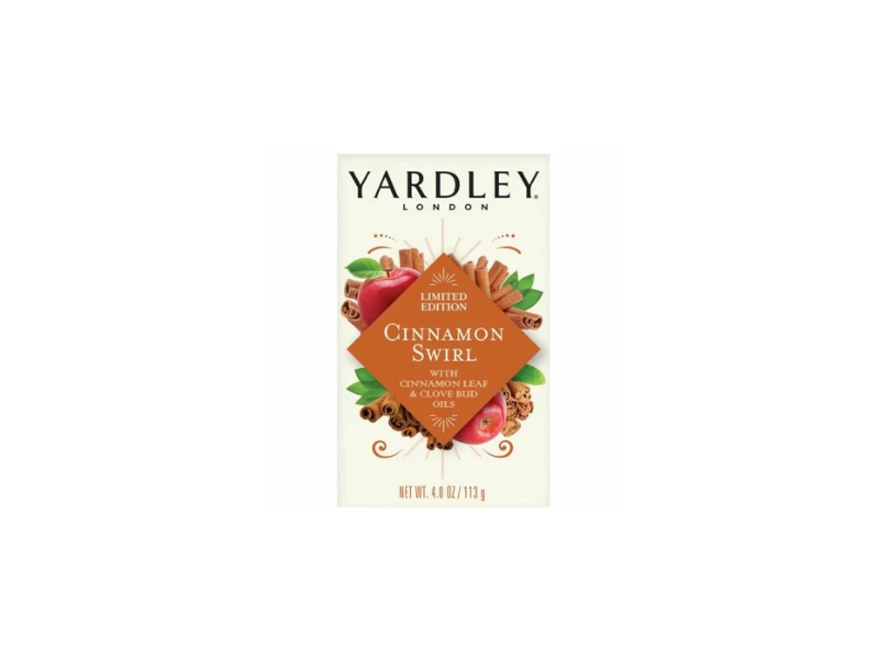 Yardley London Bar Soap, Cinnamon Swirl, 4 oz/113 g