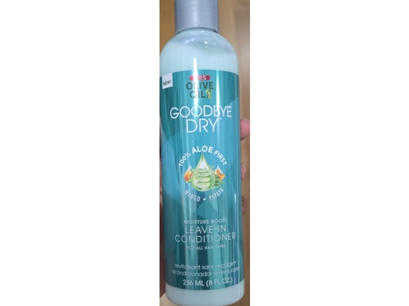 Ors Olive Oil Goodbye Dry Moisture Boost Leave-In Conditioner, Aloe, Mango & Papaya, 8 fl oz/236 mL