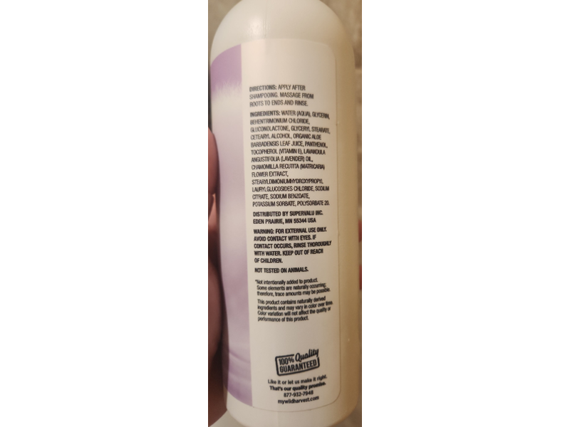 Wild Harvest Conditioner, Lavender, 16 fl oz/473 mL