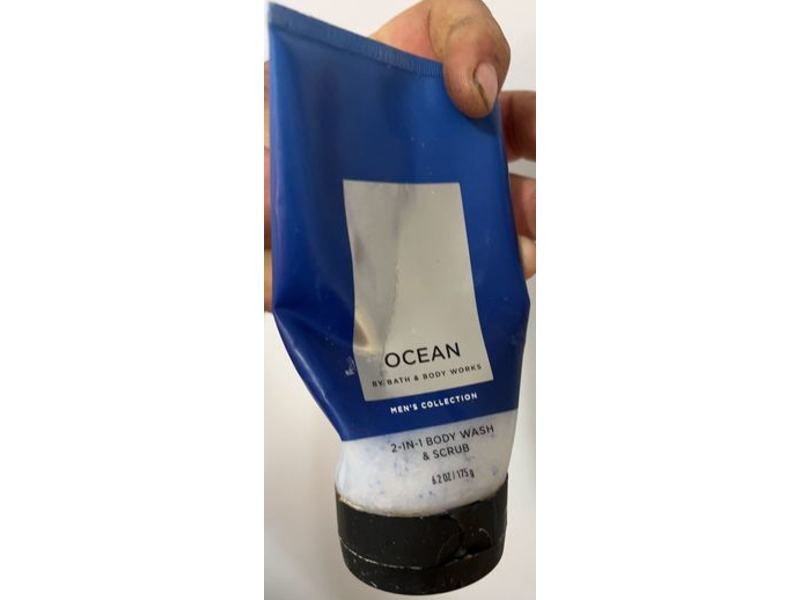 Bath & Body Works Men's Collection 2-In-1 Body Wash & Scrub, 6.2 oz/175 g