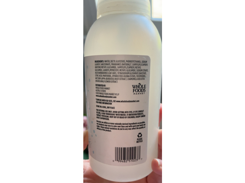 365 Whole Foods Market Kids Foaming Soap, Sugar Cookie, 12 fl oz/355 mL