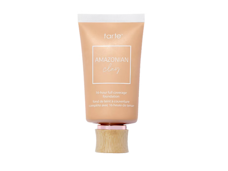 Tarte Amazonian Clay 16hrs Full Coverage Foundation, 27S Light Medium Sand, 1.7 fl oz/50 mL
