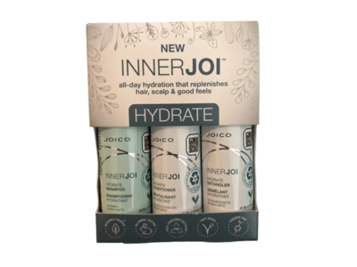 Joico Innerjoi Hydrate Shampoo, Conditioner & Detangler Set