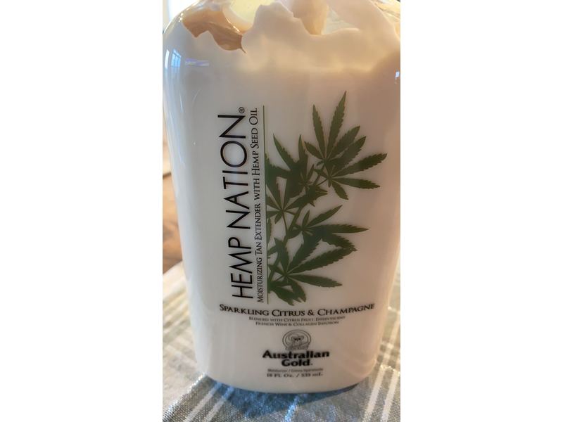 Australian Gold Hemp Nation Moisturizing Tan Extender, Sparkling Citrus & Champagne, 18 fl oz/535 mL