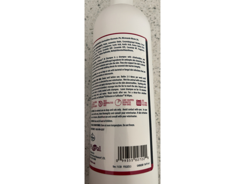 Pivetal Dog & Cats Antiseptic Shampoo, Suffusion K