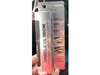 L'Oreal Paris Unbelieva Brow Gel, Dark Brunette, 0.15 fl oz/4.5 mL - thumbnail 2