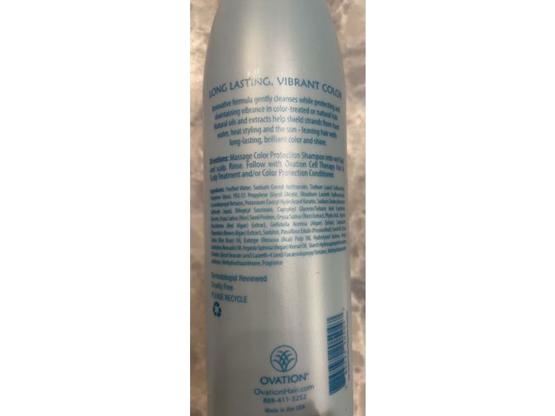 Ovation Color Protection Shampoo, Brighten Hydrate Sulfate Free, 6 fl oz/177.4 mL
