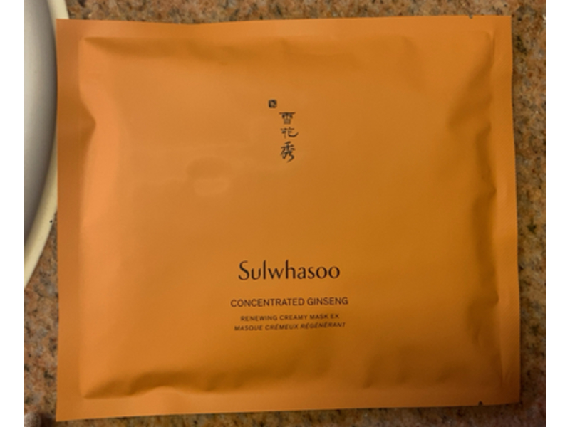 Sulwhasoo Renewing Creamy Mask, Concentrated Ginseng, 0.63 oz/18 g, Pack Of 5
