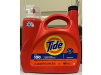 Tide Liquid Laundry Detergent, Original Scent, 80 Loads, 105 fl oz/3.1 L - Image 3
