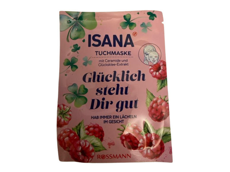 ISANA Tuchmaske Glucklich steht dir gut, 1 mask