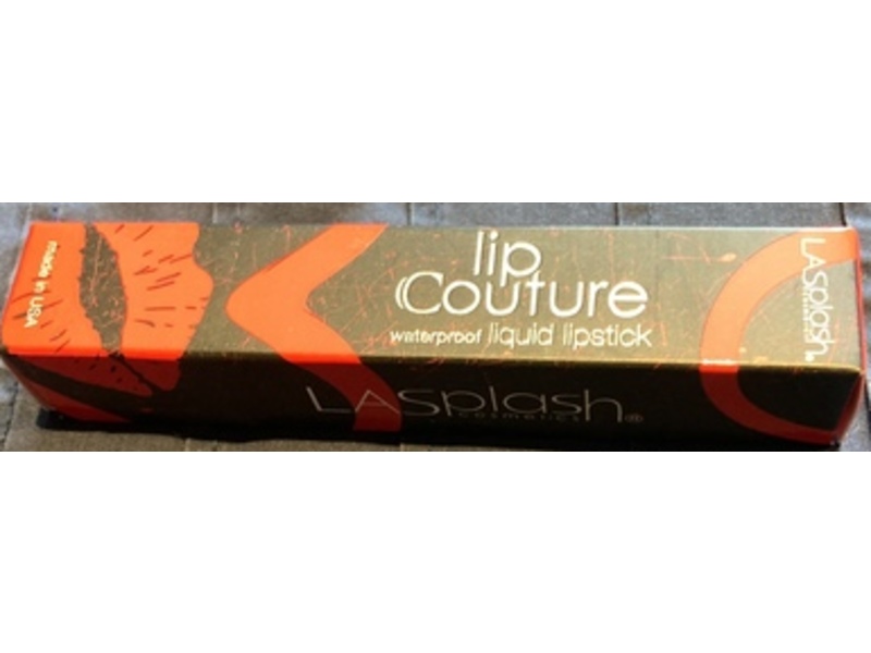 LASplash Lip Couture Waterproof Liquid Lipstick, Ghoulish, 0.10 fl oz/3 mL