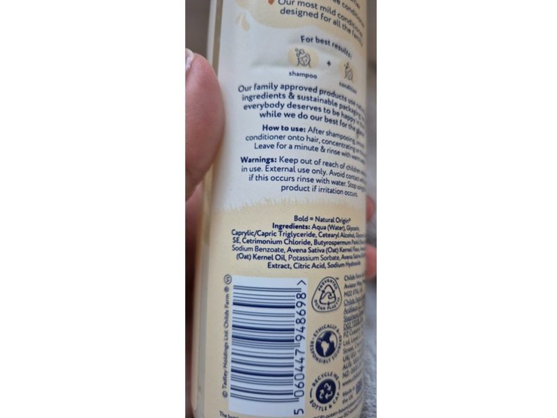 Childs Farm Oatderma Conditioner, 250 mL