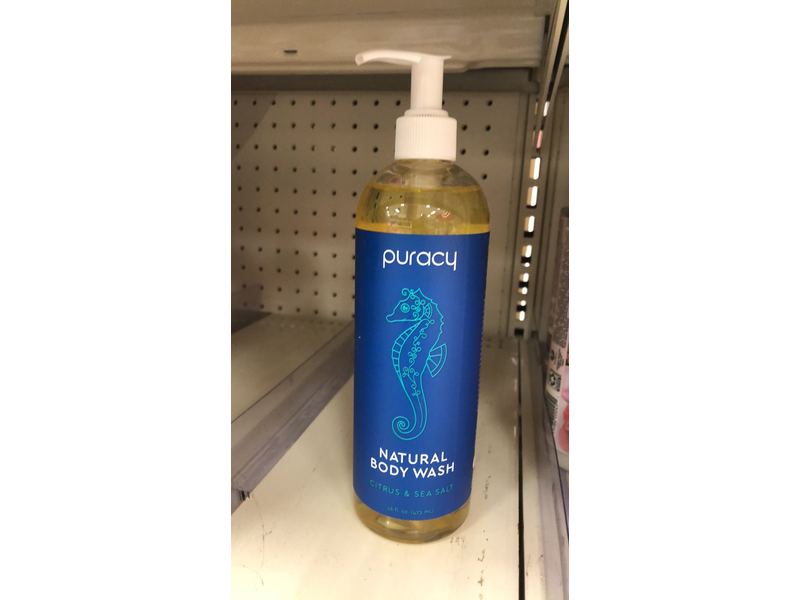 Puracy Natural Body Wash, Citrus & Sea Salt, 16 fl oz (473 mL)