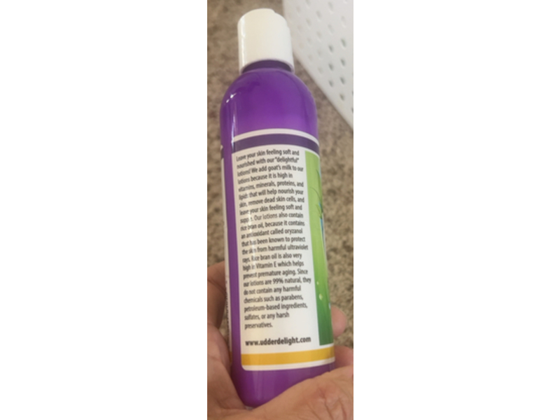 Udder Delight Queen Bee Lotion, Goat Milk, 8 fl oz/240 mL