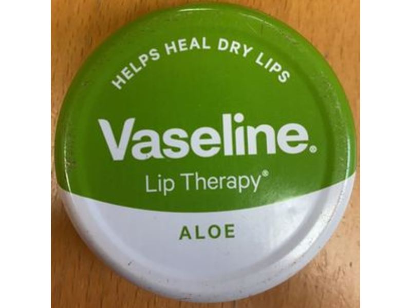 Vaseline Lip Therapy, Aloe, 0.6 oz/17 g, Pack Of 9