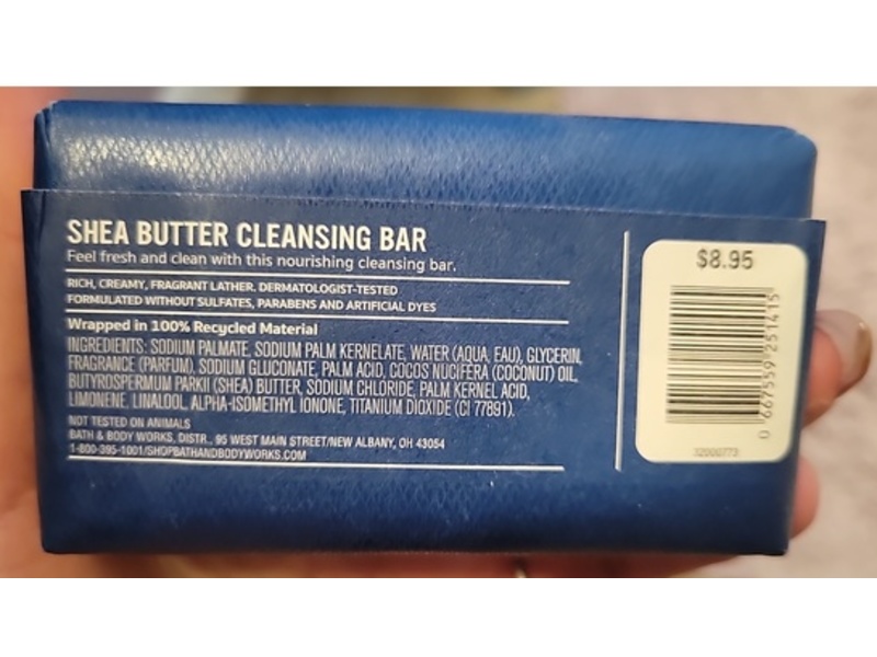 Bath & Body Works Cleansing Bar, Ocean, 5 oz/141.75 g