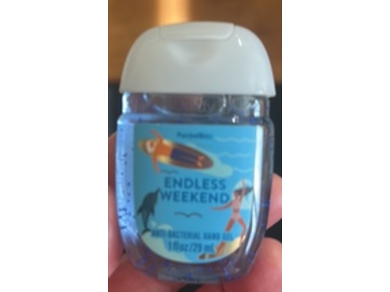 Bath & Body Works PocketBac Anti-Bacterial Hand Gel, Endless Weekend, 1 fl oz/29 mL