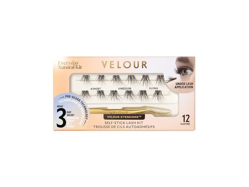Velour-Xtensions Self-Stick Lash Kit , 12 Count