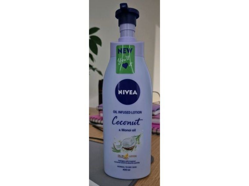 Nivea Oil Infused Body Lotion, Coconut & Monoi Oil, 400 mL