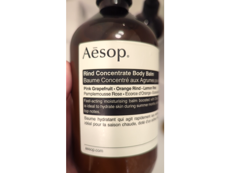 Aesop Rind Concentrate Body Balm, Pink Grapefruit, Orange Rind & Lemon Rind, 16.4 fl oz/500 mL
