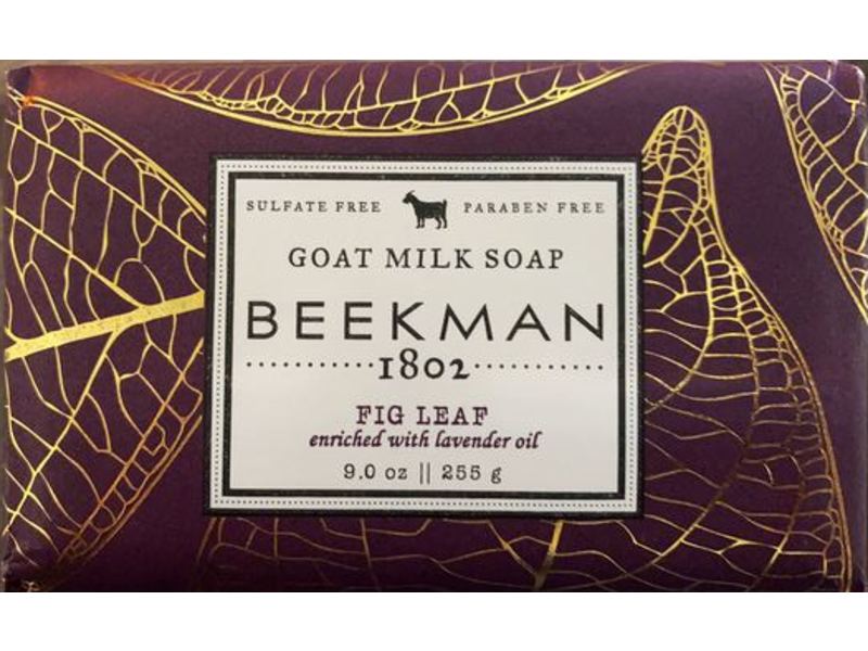 Beekman 1802 Goat Milk Soap, Fig Leaf, 9 oz/255 g