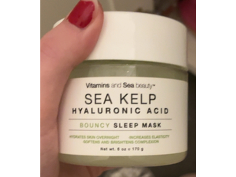 Vitamins And Sea beauty Bouncy Sleep Mask, Sea Kelp & Hyaluronic Acid, 6 oz/170 g