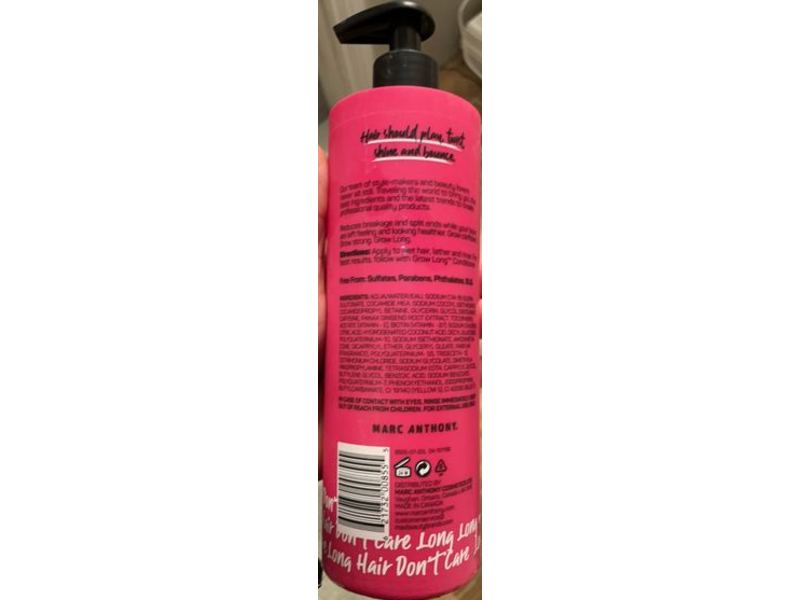 Marc Anthony Grow Long Shampoo, Caffeine + Ginseng, 16 fl oz/473 mL