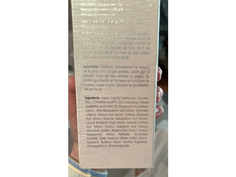 Truffoire Truffle Orchid Silk Mask, 1.76 oz/50 g