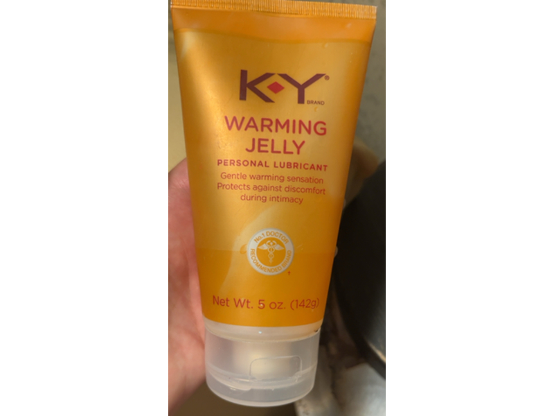 K-Y Warming Jelly Personal Lubricant, 5 oz/142 g