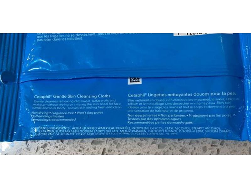 Cetaphil Gentle Skin Cleansing Cloths, Face & Body, 10 Count