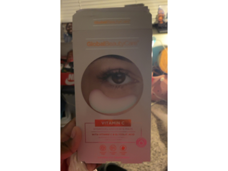 Global Beauty Care Vitamin C Hydrogel Eye Pads, 3 Pairs