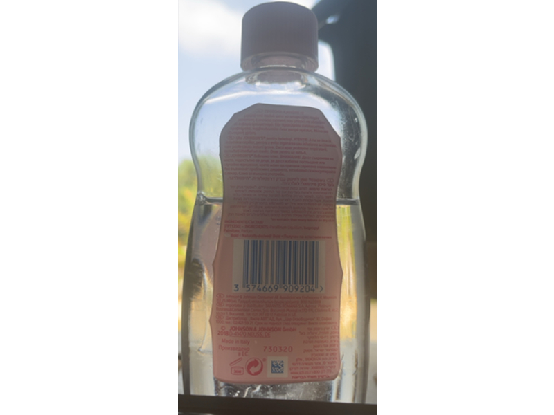 Johnsons Baby Oil, 10.14 fl oz/300 mL