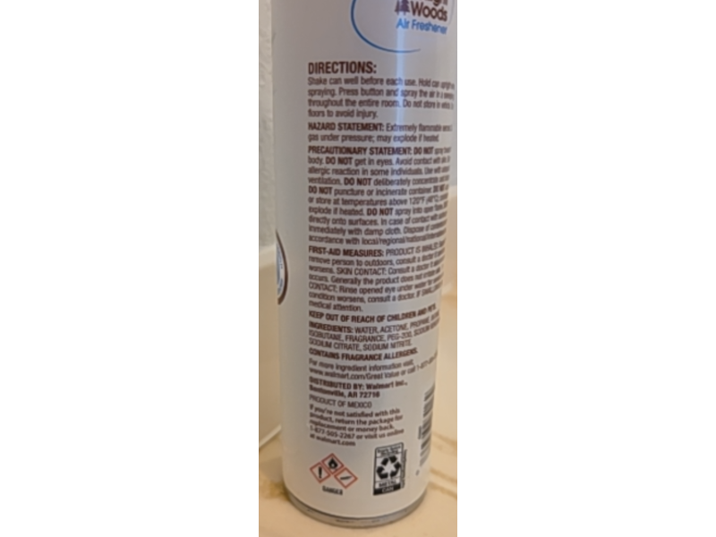 Great Value Air Freshener, Twilight Woods, 8 fl oz/226 g